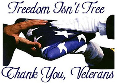 Freedom isn't free