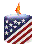 Veterans Day animated candle